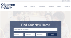 Desktop Screenshot of kriegmanandsmith.com